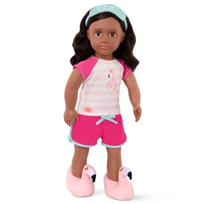 Our Generation Sleepover Pajama Outfit For 18" Dolls - Flamingo Dreaming