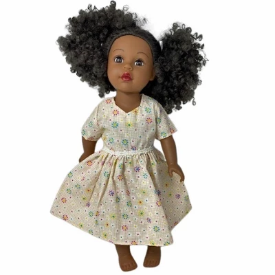Doll Clothes Superstore Matching Flower Dresses Girls Dolls Size 3 - Image 2