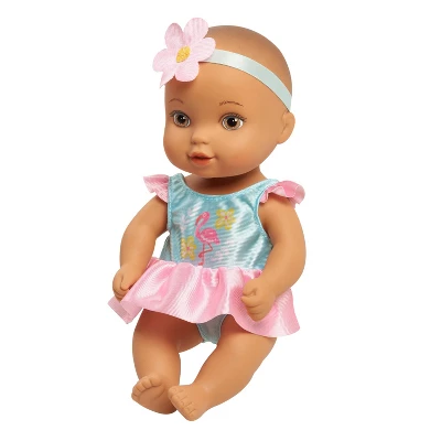 Waterbabies Bathtime Fun 9" Baby Doll - Light Brown Eyes - Image 4