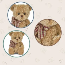 Bearington Teddy Bear Stuffed Animal: Light Brown 11 Inches