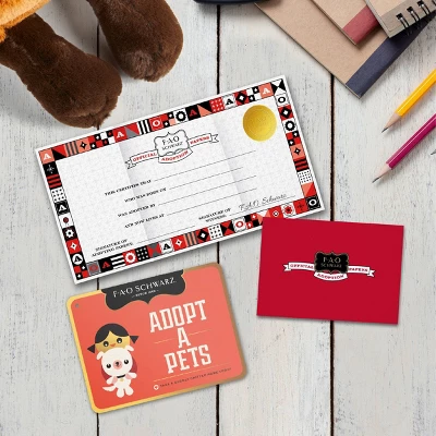 FAO Schwarz 15" Adopt A Wild Pal Endangered Red Panda Plush - Image 2