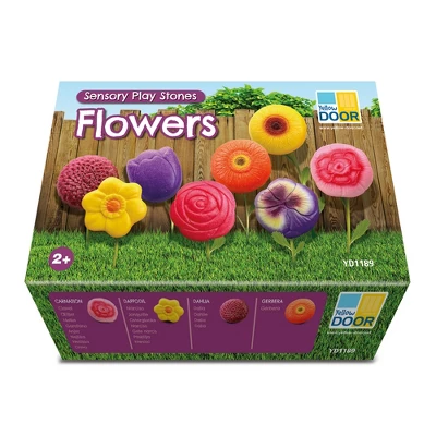 Yellow Door Sensory Play Stones – Flowers, Set Of 8 - Image 2
