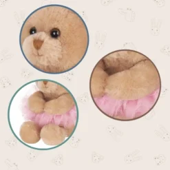 Bearington Bella Plush Ballerina Stuffed Animal Teddy Bear, 6 Inch
