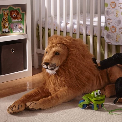Melissa & Doug Giant Lion - Lifelike Stuffed Animal - Image 4