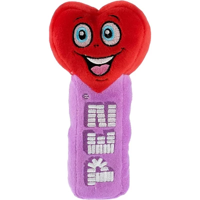 Wondapop Pez Valentine's Day Plush Set With Teddy Bear, Red Heart And Purple Heart Plush Dispensers, 7-Inch (Set Of 3) - Image 3