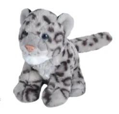 Wild Republic Cuddlekins Mini Baby Snow Leopard Stuffed Animal, 8 Inches