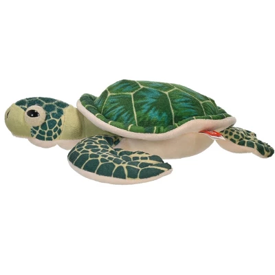 Wild Republic Cuddlekins Mini Green Sea Turtle Stuffed Animal, 8 Inches - Image 2