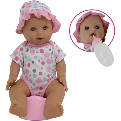 The New York Doll Collection 12 Inch Drink And Wet Potty Training Baby Doll - Image 10