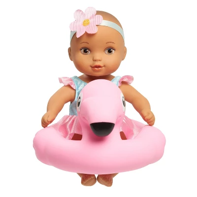 Waterbabies Bathtime Fun 9" Baby Doll - Light Brown Eyes - Image 7