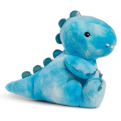 FAO Schwarz Glow Brights Toy Plush LED With Sound Blue Dinosaur 12" Stuffed Animal - Image 2