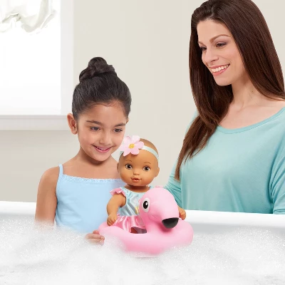 Waterbabies Bathtime Fun 9" Baby Doll - Light Brown Eyes - Image 6