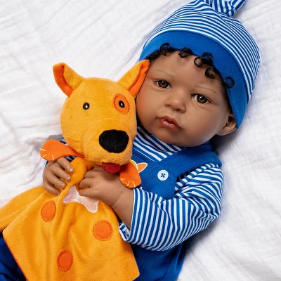 Paradise Galleries Realistic Toddler Boy Doll - Puppy Pal, 7-Piece Reborn Doll Gift Set With Magnetic Pacifier - Image 6