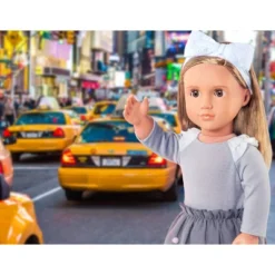 Our Generation Bina With Pom Pom Skirt 18" Fashion Doll