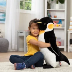 Melissa & Doug Giant Penguin - Lifelike Stuffed Animal (nearly 2 Feet Tall)