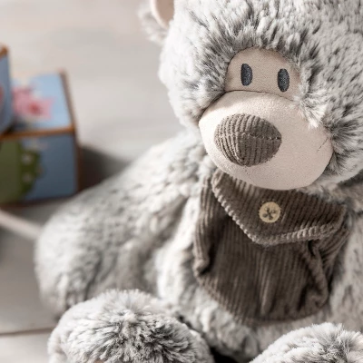 DEMDACO Gray Pocket Prayer Bear 16" - Image 6