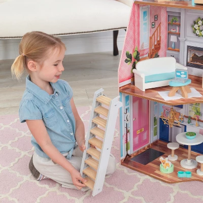 Kidkraft Matilda Wooden Dollhouse With 23 Accessories - Image 5
