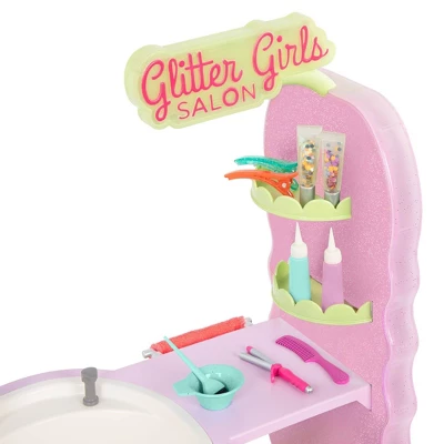 Glitter Girls Hair Salon Playset & Styling Accessories For 14" Dolls - Image 6