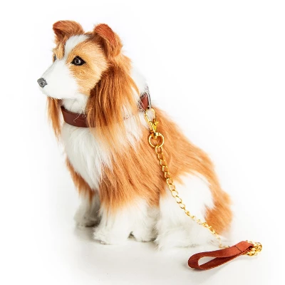 The Queen's Treasures 18 In Doll Collie Puppy Dog With Leash And Collar - Image 5