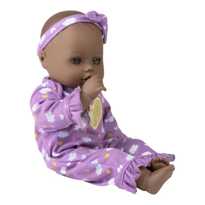 Adora Playtime Black Baby Doll Purple Dreams, 13 Inch Dark Skintone, Open/Close Eyes, Baby Toy Gift For Age 1+ - Image 4