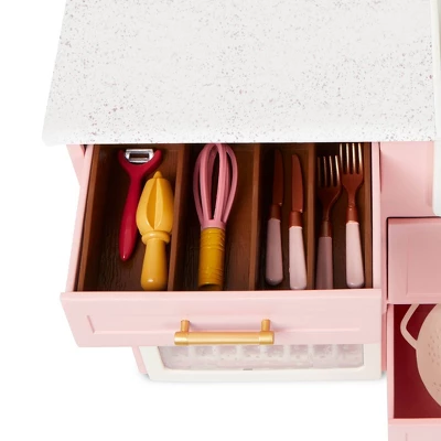 Our Generation Kitchen Island With Accessories For 18" Dolls - Image 4