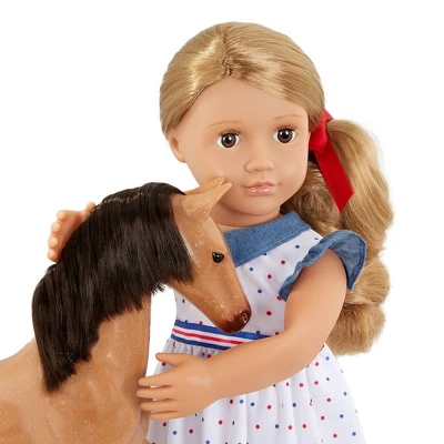 Our Generation Shelley With Foal 18" Doll & Horse Set - Image 2
