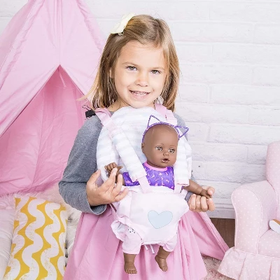 Adora Black Baby Doll 13 Inch Playtime Baby Wild At Heart With A Toy Baby Bottle - Image 2