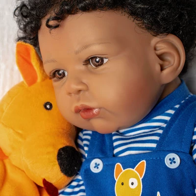 Paradise Galleries Realistic Toddler Boy Doll - Puppy Pal, 7-Piece Reborn Doll Gift Set With Magnetic Pacifier - Image 4