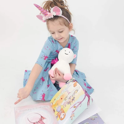 PixieCrush Unicorn Gift Set – Includes Book, Stuffed Plush Toy, And Headband For Girls - Image 3