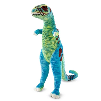 Melissa & Doug Jumbo T-Rex Dinosaur - Lifelike Stuffed Animal (over 4 Feet Tall) - Image 2