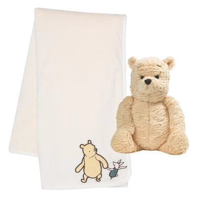 Lambs & Ivy Disney Baby Classic Winnie The Pooh Blanket & Plush Baby Gift Set - Image 6