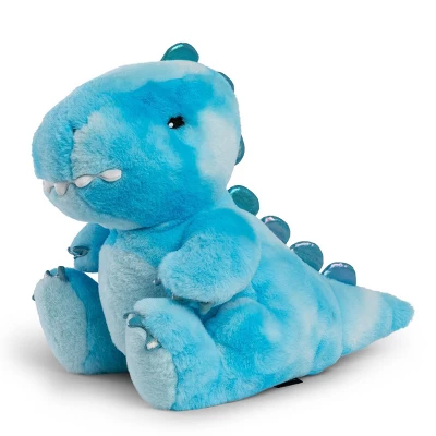 FAO Schwarz Glow Brights Toy Plush LED With Sound Blue Dinosaur 12" Stuffed Animal - Image 3