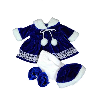 The Queen's Treasures 15 In Doll Clothes Blue Velvet Complete Dress Outfit - Image 7