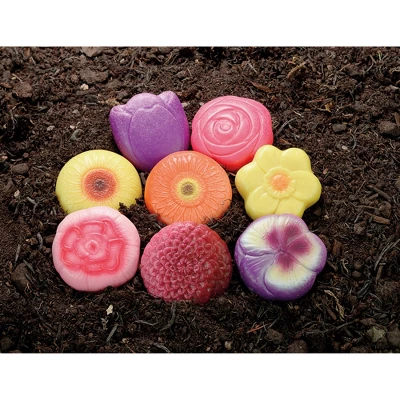 Yellow Door Sensory Play Stones – Flowers, Set Of 8 - Image 3