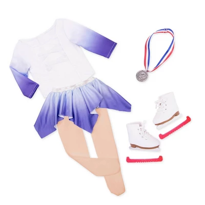 Our Generation Katelyn With Storybook & Outfit 18" Posable Ice Skating Doll - Image 4