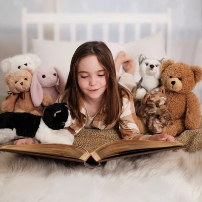 Bearington Teddy Bear Stuffed Animal: Light Brown 11 Inches - Image 5