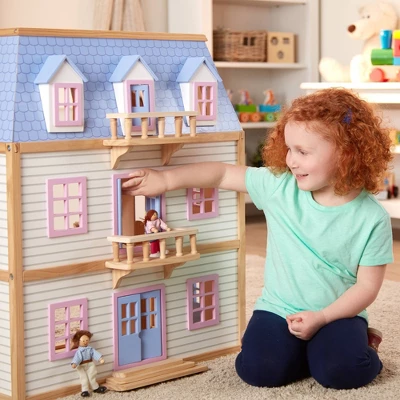 Melissa & Doug Multi-Level Dollhouse - Image 6