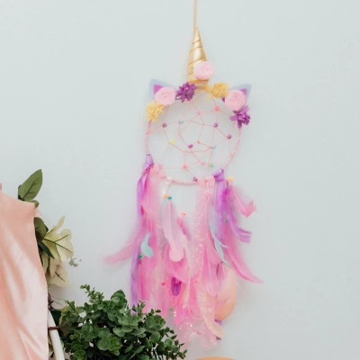 Tickle & Main Follow Your Dreams Unicorn Pillow Gift Set, Unicorn Plush, Dream Catcher For Girls Ages 4-9 Years - Image 4