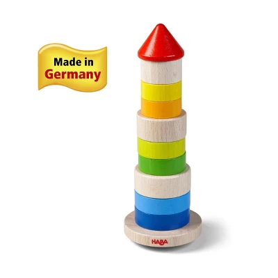 HABA Wobbly Tower Stacking Game (Made In Germany) - Image 11