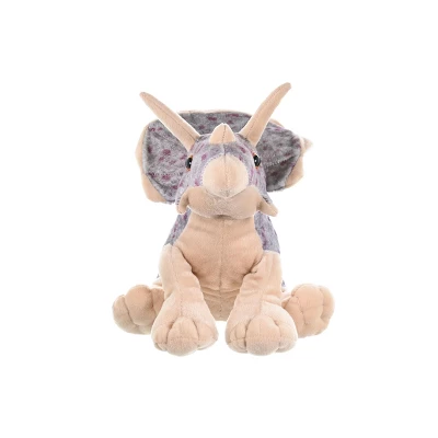 Wild Republic Cuddlekins Triceratops Stuffed Animal, 12 Inches