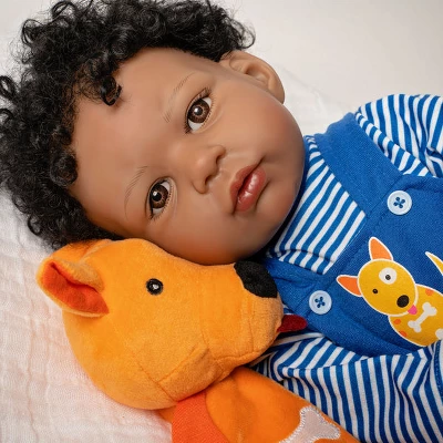 Paradise Galleries Realistic Toddler Boy Doll - Puppy Pal, 7-Piece Reborn Doll Gift Set With Magnetic Pacifier - Image 5