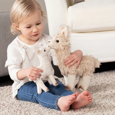 DEMDACO Llama Small 11 Inch - Grey - Image 2