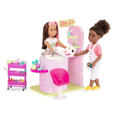 Glitter Girls Hair Salon Playset & Styling Accessories For 14" Dolls - Image 4