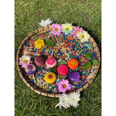 Yellow Door Sensory Play Stones – Flowers, Set Of 8 - Image 6