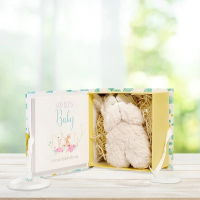 Tickle & Main Baby Praying Musical Lamb And Prayer Book Gift Set In Keepsake Box, Baptism Gifts For Girls & Boys - Image 2