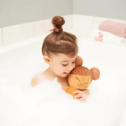 LullaBaby Bath Plush Doll For Real Water Play - Light Brown Hair