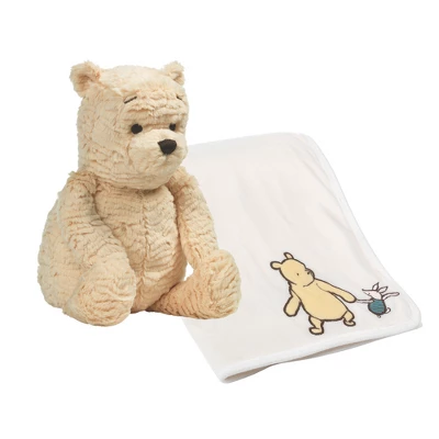 Lambs & Ivy Disney Baby Classic Winnie The Pooh Blanket & Plush Baby Gift Set - Image 7