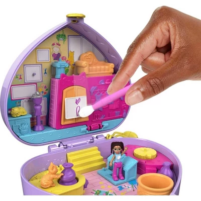 Polly Pocket Starring Shani Art Studio Compact Miniature Playset - Image 2