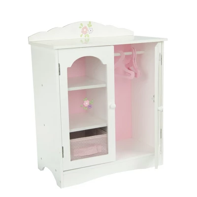 Olivia's Little World - Little Princess 18" Doll Furniture - Fancy Closet With 3 Hangers - Image 4