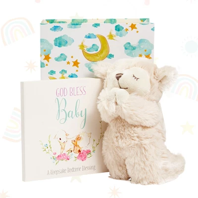 Tickle & Main Baby Praying Musical Lamb And Prayer Book Gift Set In Keepsake Box, Baptism Gifts For Girls & Boys - Image 4