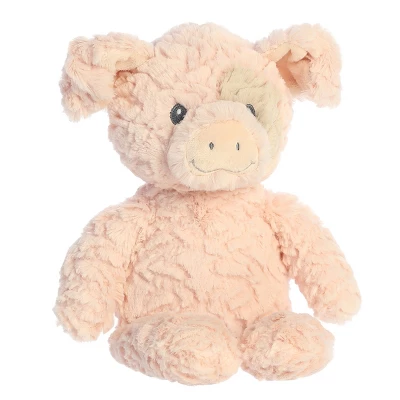 Ebba Huggy Collection 13" Paisley Piglet Pink Stuffed Animal